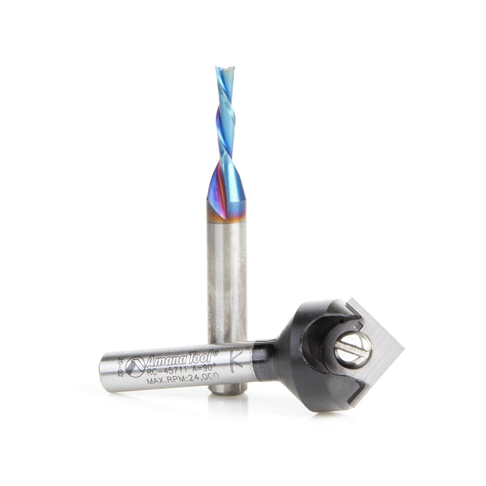 Amana Tool - AMS-279 - 2PC GENERAL PURPOSE CNC 1/4"SK