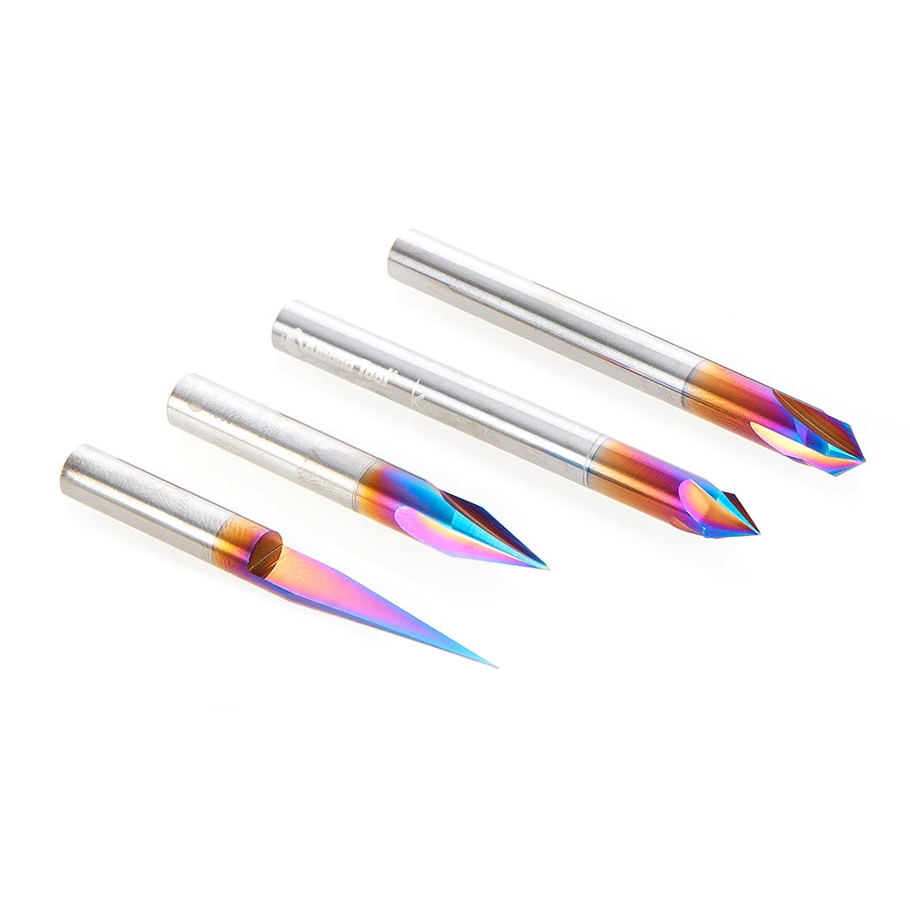 Amana Tool - AMS-312-K - 4PC 15,30,60&90 DEGREE VGROOVE