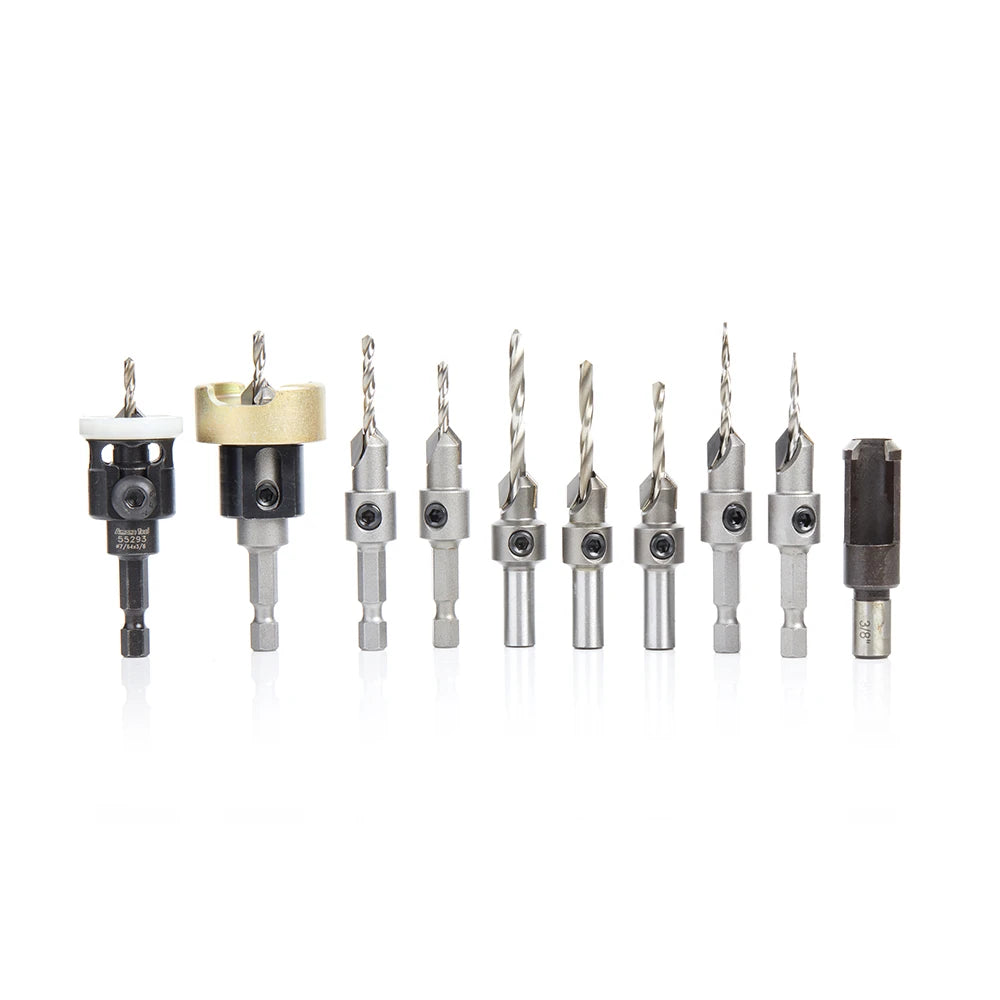 Amana Tool - AMS-620 - 10PC COUNTERSINK MASTER SET
