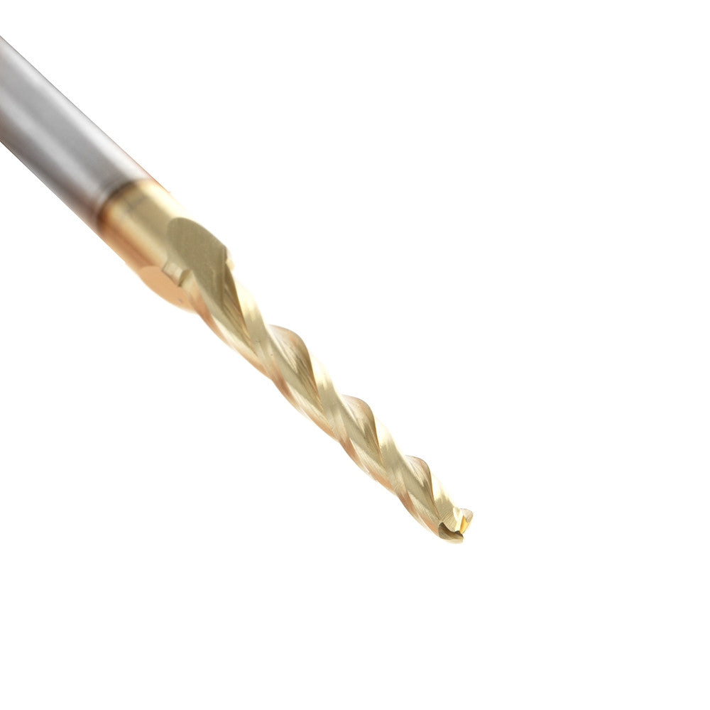 Amana Tool - HSS1306 - HSS 1/8 TAPERED BALL END ZrN