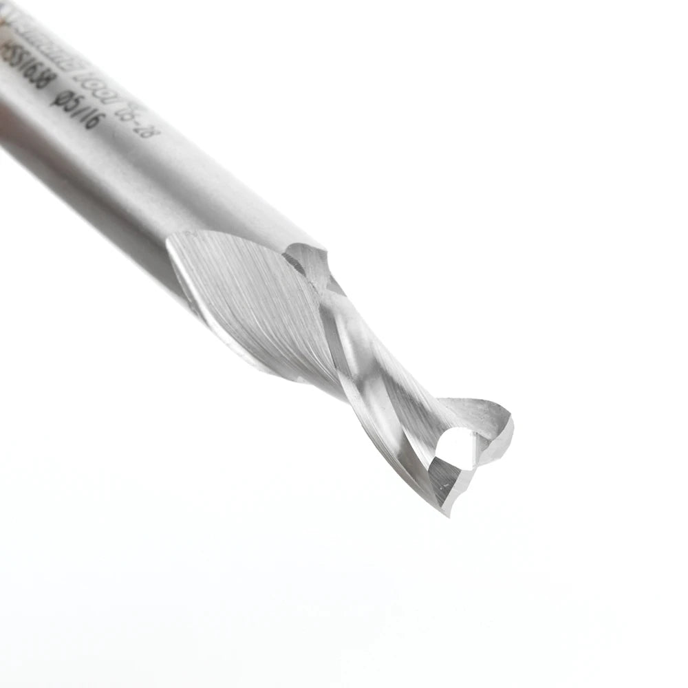 Amana Tool - HSS1638 - HSS 2 FL 5/16"x3/8"x 3" UP CUT