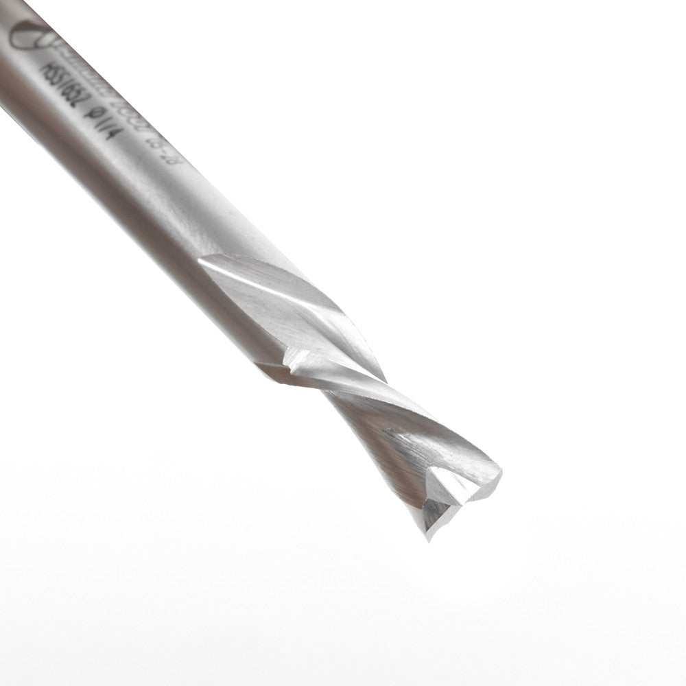 Amana Tool - HSS1652 - HSS 2F 1/4"x1/4x2-3/4" DOWNCUT