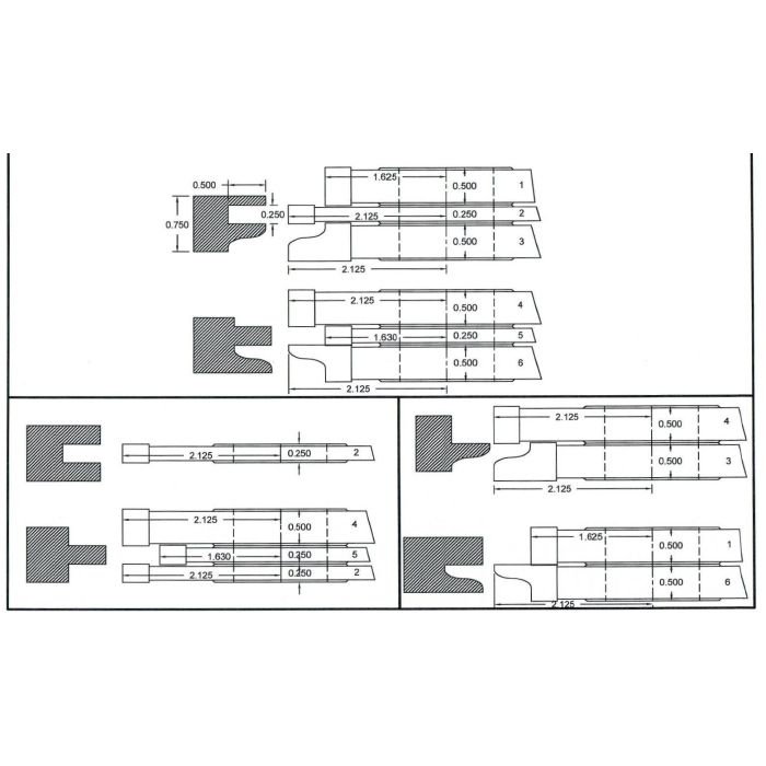 FREEBORN - PC-10-231 - CARBIDE ADDITIONAL TONGUE & GROOVE CUTTER Shaper Cutter