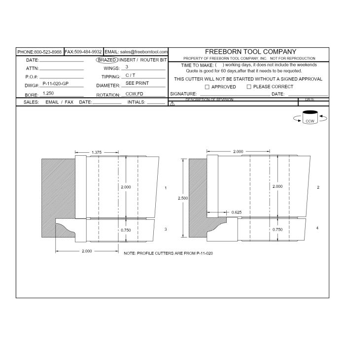 PC-11-020-GP GLASS PANEL (4 Piece Sets)