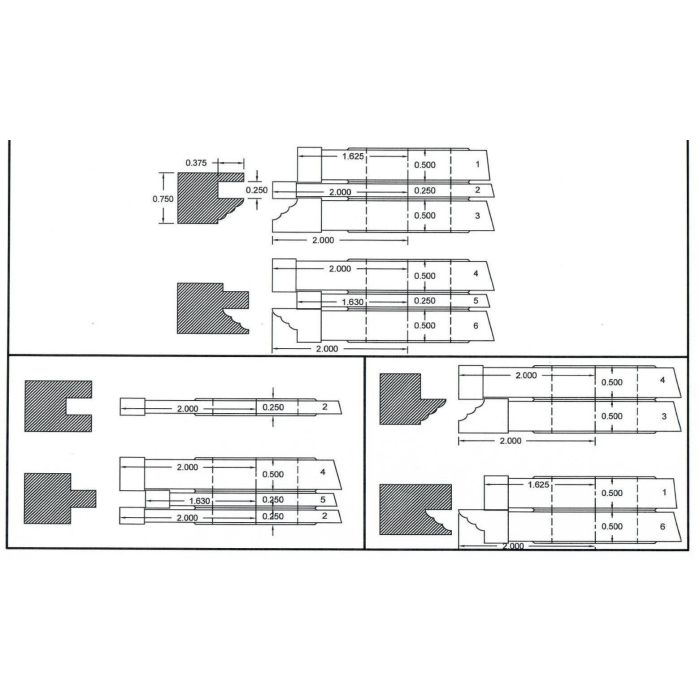 FREEBORN - PC-10-015 - CARBIDE COPE & PATTERN CUTTER Shaper Cutter