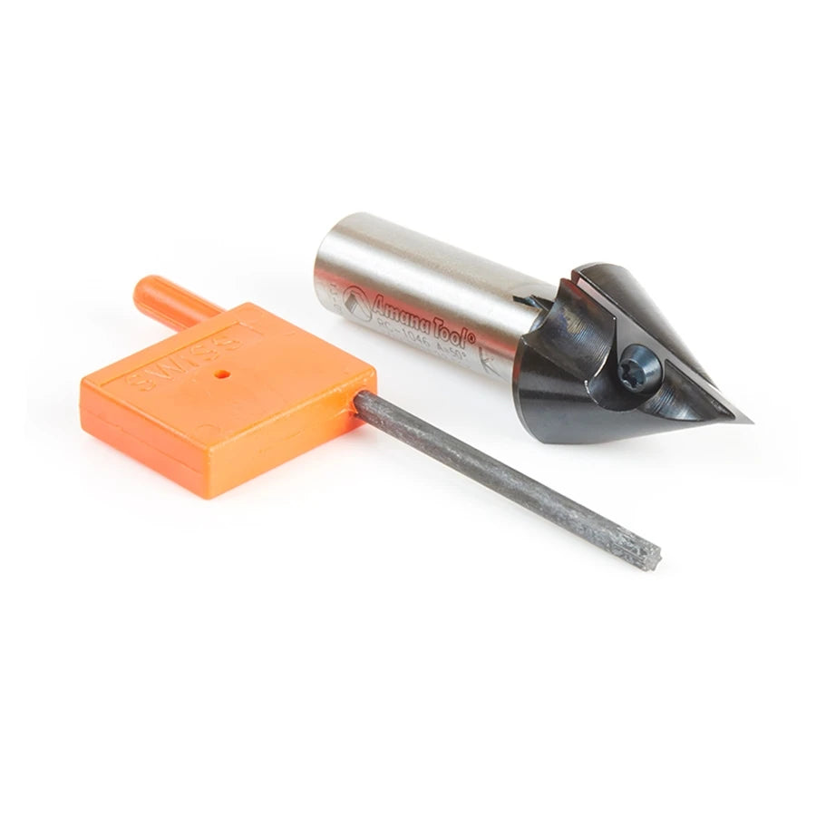 Amana Tool - RC-1046 - INSERT V-GROOVE 50D 1/2 SHANK