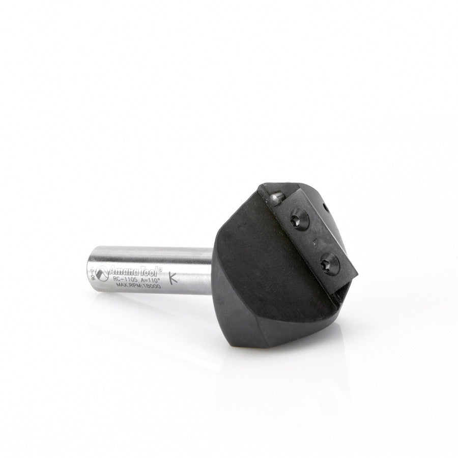 Amana Tool - RC-1105 - V GROOVE INSERT 110D 1/2 SHK