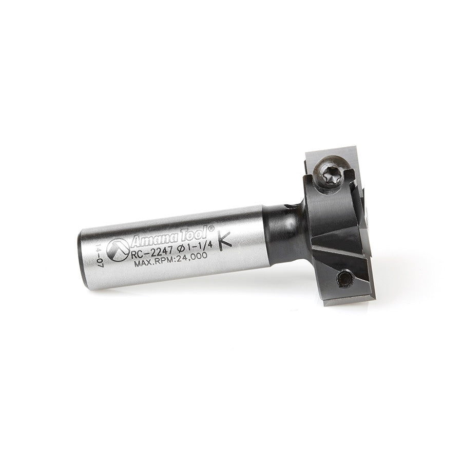 Amana Tool - RC-2247 - SPOILBOARD 2+2 1-1/4"D 1/2 SHK