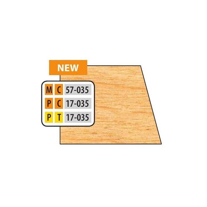 1-1/4 Bore Carbide Door Edge Detail Bevel Cutters