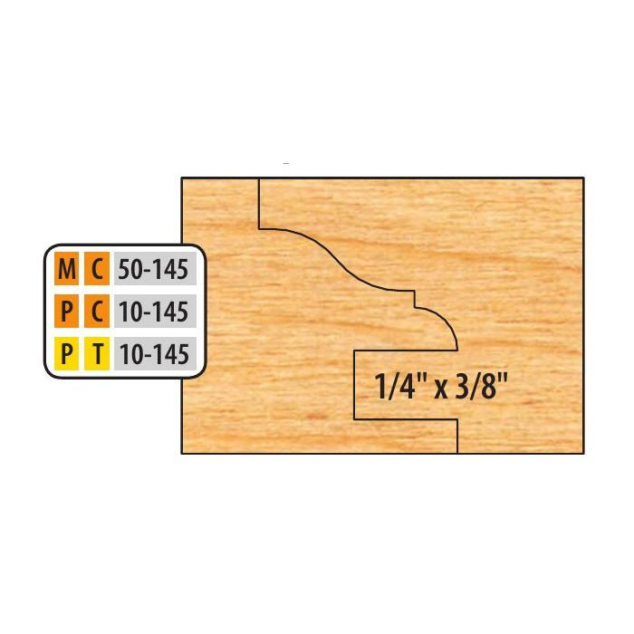 FREEBORN - PT-10-145 - T-ALLOY COPE & PATTERN SET Shaper Cutter
