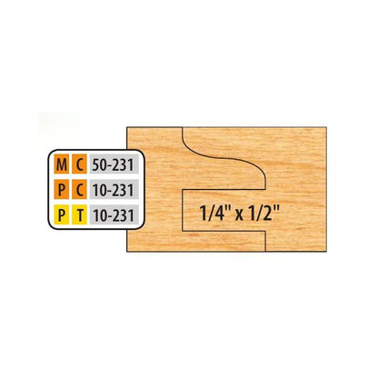 FREEBORN - PC-10-231 - CARBIDE ADDITIONAL TONGUE & GROOVE CUTTER Shaper Cutter