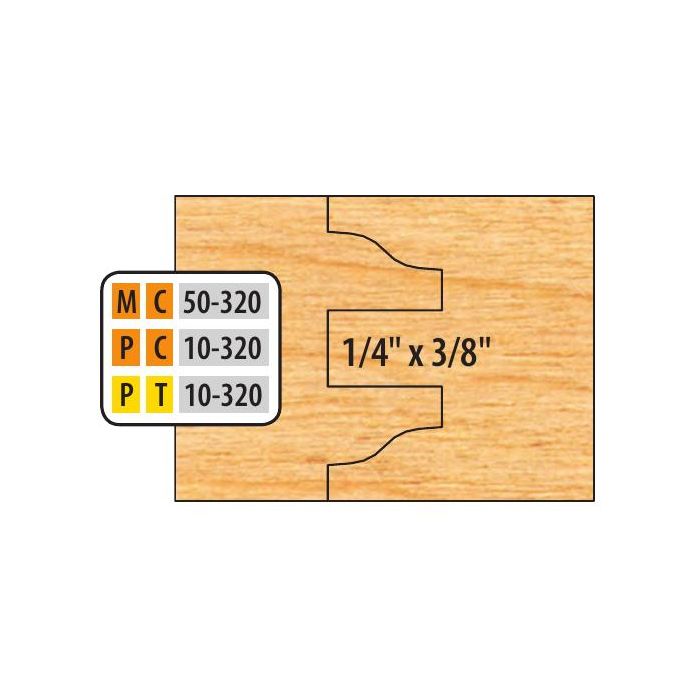 FREEBORN - MC-50-320 - CARBIDE DOUBLE SIDED COPE & PATTERN CUTTER SET Shaper Cutter