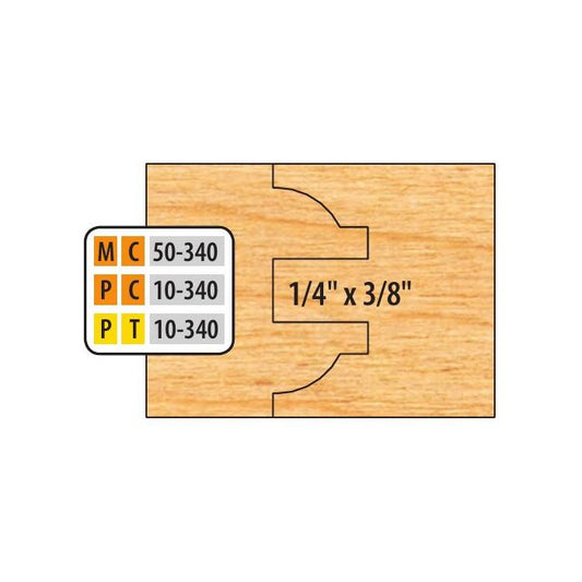 FREEBORN - MC-50-340 - CARBIDE DOUBLE SIDED COPE & PATTERN CUTTER SET Shaper Cutter