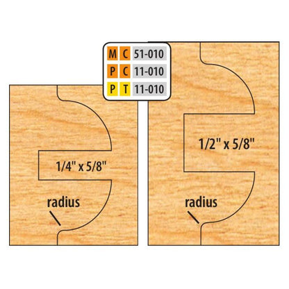 FREEBORN - MC-51-010 - CARBIDE DOUBLE SIDED COPE & PATTERN SET Shaper Cutter