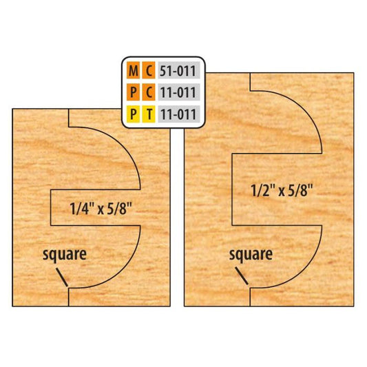 FREEBORN - PT-11-011 - T-ALLOY DOUBLE SIDED COPE & PATTERN SET Shaper Cutter