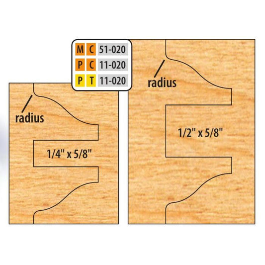 FREEBORN - PC-11-020 - CARBIDE DOUBLE SIDED COPE & PATTERN SET Shaper Cutter