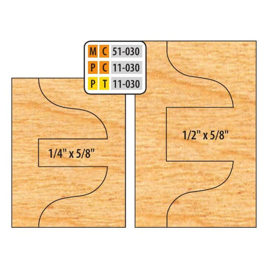 FREEBORN - PT-11-030 - T-ALLOY DOUBLE SIDED COPE & PATTERN SET Shaper Cutter