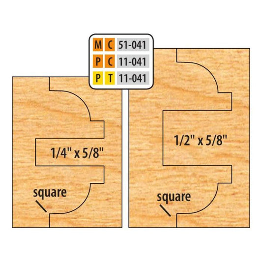 FREEBORN - PT-11-041 - T-ALLOY DOUBLE SIDED COPE & PATTERN SET Shaper Cutter