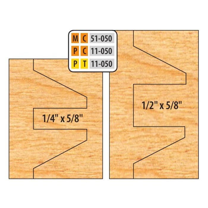 FREEBORN - PC-11-050 - CARBIDE DOUBLE SIDED COPE & PATTERN SET Shaper Cutter