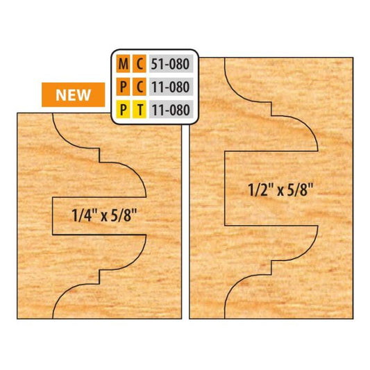 FREEBORN - PT-11-080 - T-ALLOY DOUBLE SIDED COPE & PATTERN SET Shaper Cutter