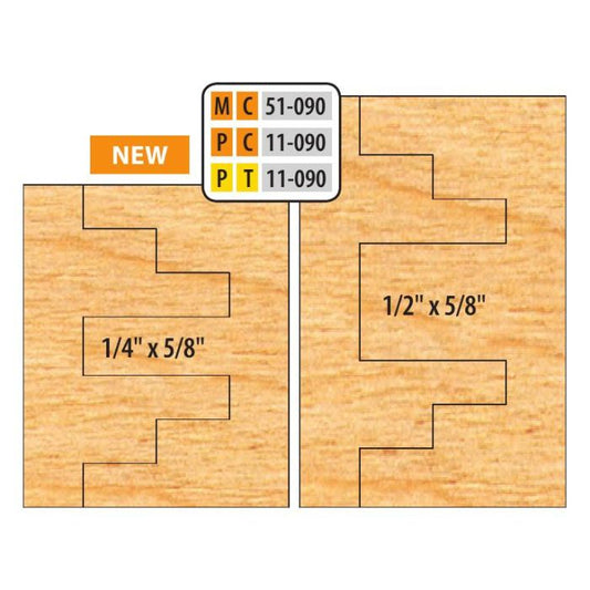 FREEBORN - PC-11-090 - CARBIDE DOUBLE SIDED COPE & PATTERN SET Shaper Cutter