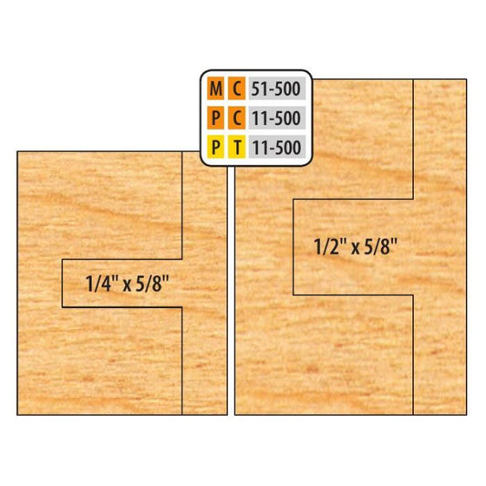FREEBORN - PT-11-500 - T-ALLOY DOUBLE SIDED COPE & PATTERN SET Shaper Cutter