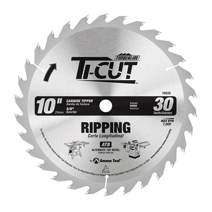 Amana Tool - 10030 - TI-CUT SAW 10"/30T ATB 5/8"