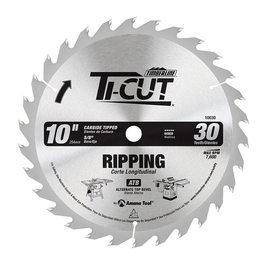 Amana Tool - 10030 - TI-CUT SAW 10"/30T ATB 5/8"