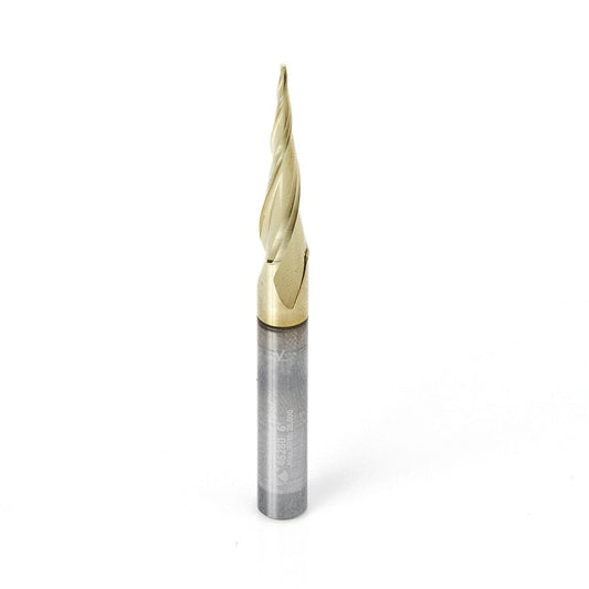Amana Tool - 46280 - 1/32 SC TAPERED BALL END ZrN