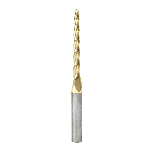 Amana Tool - 46284 - 1/8 CARVING 3D TAPERD BALLNOSE