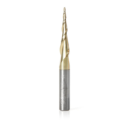 Amana Tool - 46256 - 1mm CARVING 3D TAPERD BALLNOSE