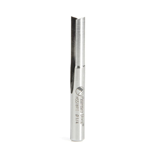 Amana Tool - HSS1601 - HSS PLASTIC 2FL 'O' 1/4"x 1/4"
