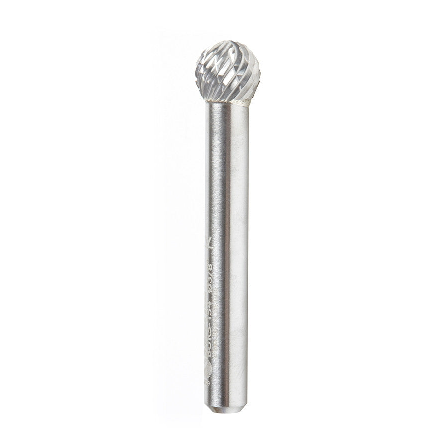 Amana Tool - BURS-154 - SD-3DC 3/8x5/16x1/4 BALL SHAPE