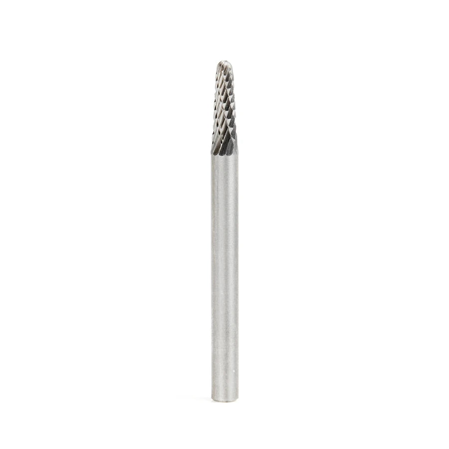 Amana Tool - BURS-210 - SL-41DC 1/8x3/8x1/8 RADIUSCONE