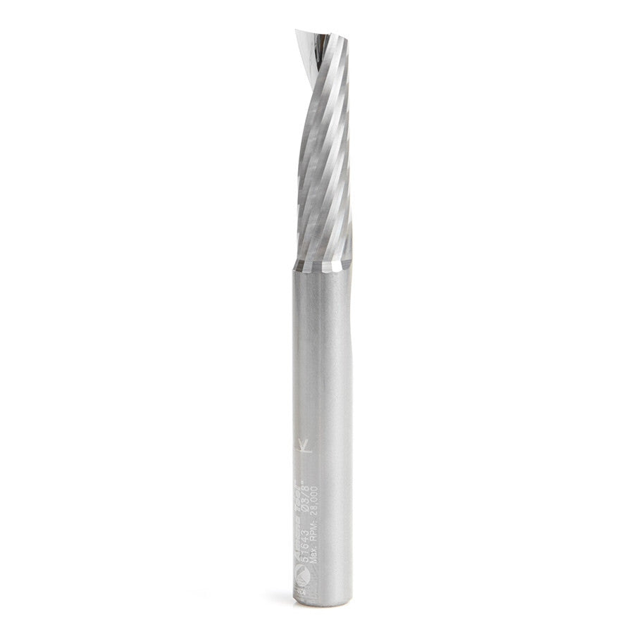 Amana Tool - 51643 - 3/8"Dx3/8"SHK SPIRAL ALUMINUM