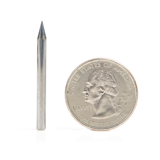 Amana Tool - 51719 - .010"D 4FL SQUARE MINI AlTiN