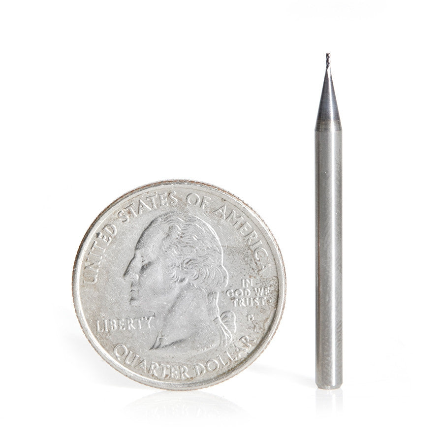 Amana Tool - 51721 - .020"D 4FL SQUARE MINI AlTiN