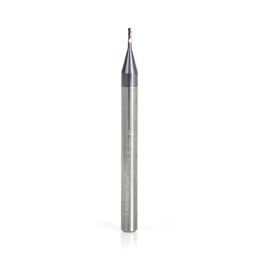 Amana Tool - 51722 - .025"D 4FL SQUARE MINI AlTiN