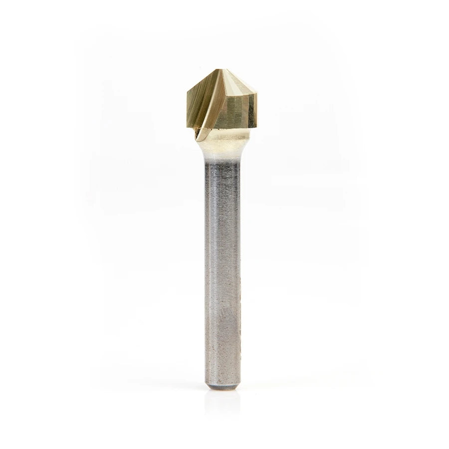 Amana Tool - 45781 - 108D.090" V ACM ZrN 1/4 SHANK