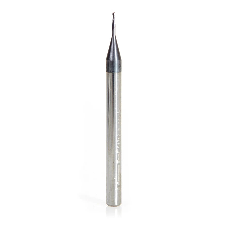 Amana Tool - 51742 - .025"D 2FL BALL MINIMILL AlTiN