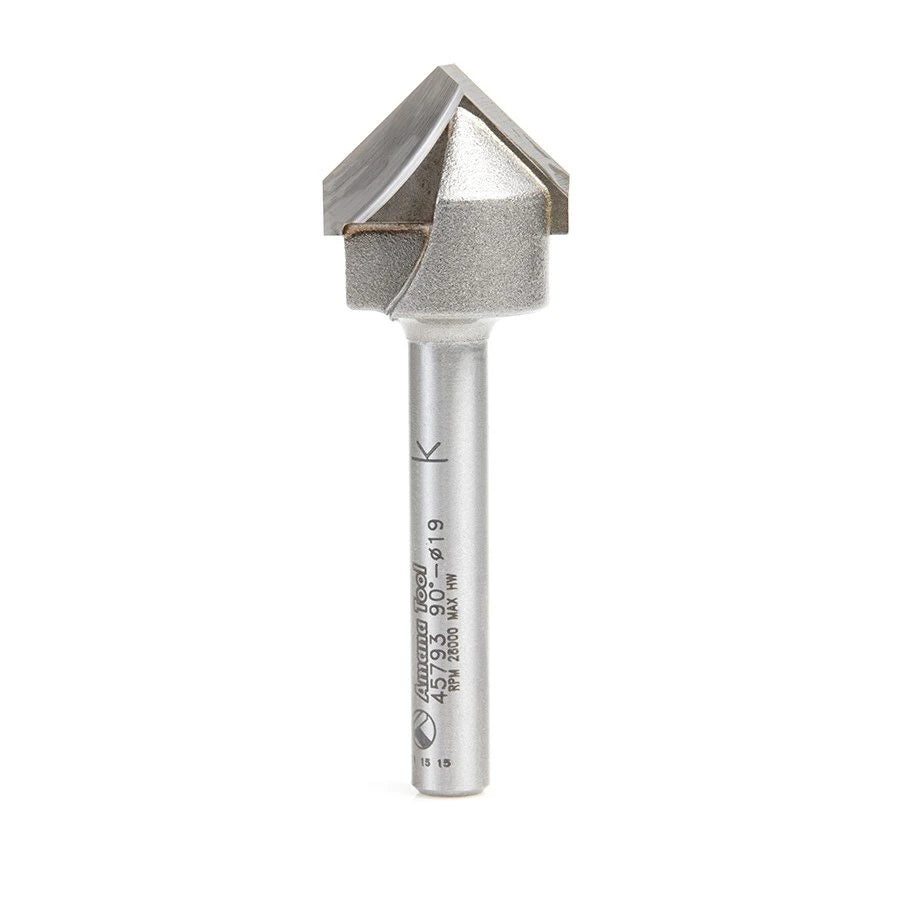 Amana Tool - 45793 - 90D .090 V ACM FOLDING 1/4 SHK