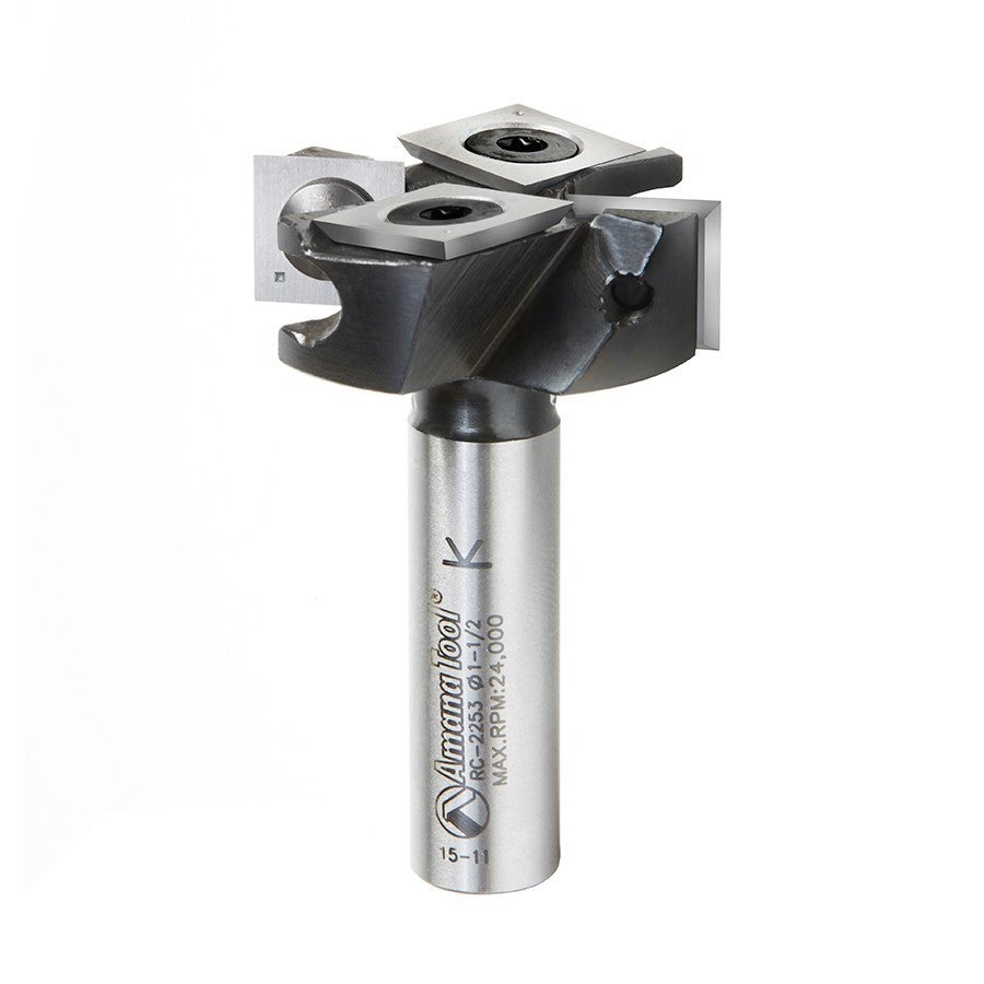 Amana Tool - RC-2253 - SPOILBOARD 2+2 1-1/2"D 12mmSHK