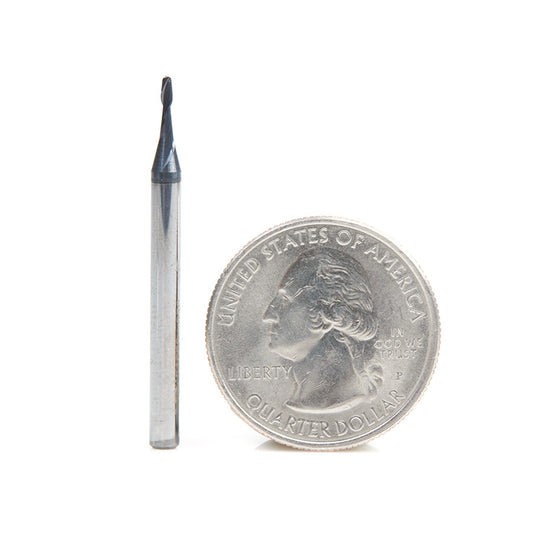Amana Tool - 51668 - .050"D 2FL SQUARE MINI AlTiN