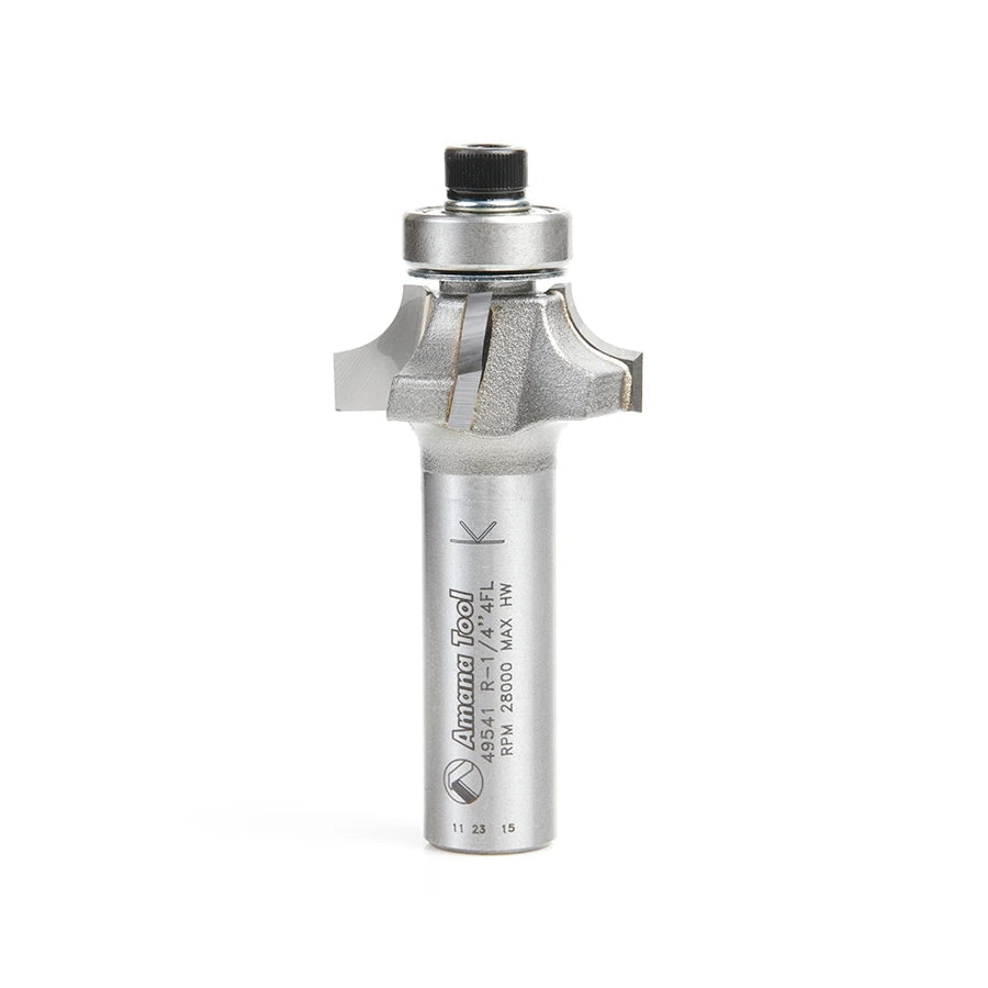Amana Tool - 49541 - 4FL CORNER ROUND 1/4"R 1/2"SHK