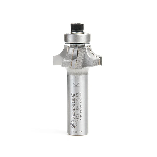 Amana Tool - 49541 - 4FL CORNER ROUND 1/4"R 1/2"SHK