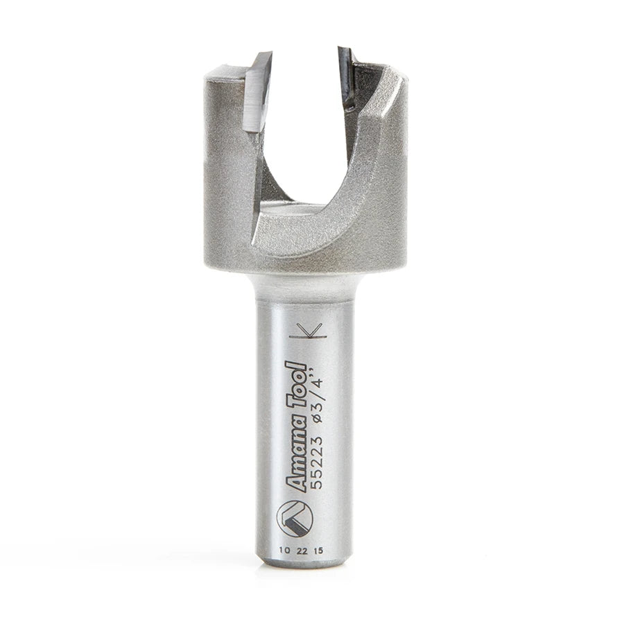 Amana Tool - 55223 - PLUG CUTTER 3/4 DIA. 1/2 SHANK