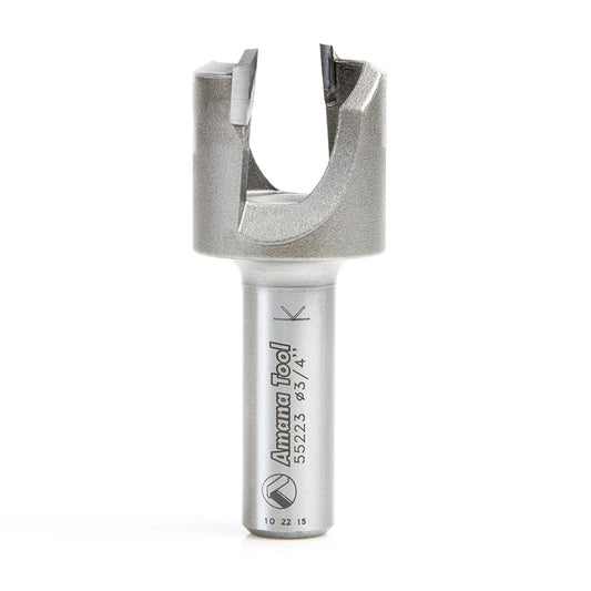 Amana Tool - 55223 - PLUG CUTTER 3/4 DIA. 1/2 SHANK