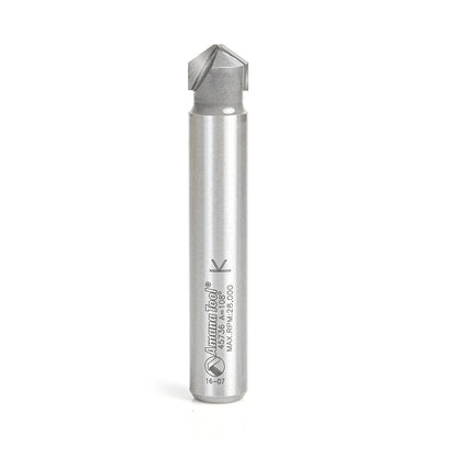 Amana Tool - 45736 - 108D .090" V TIP ACM 1/2 SHANK