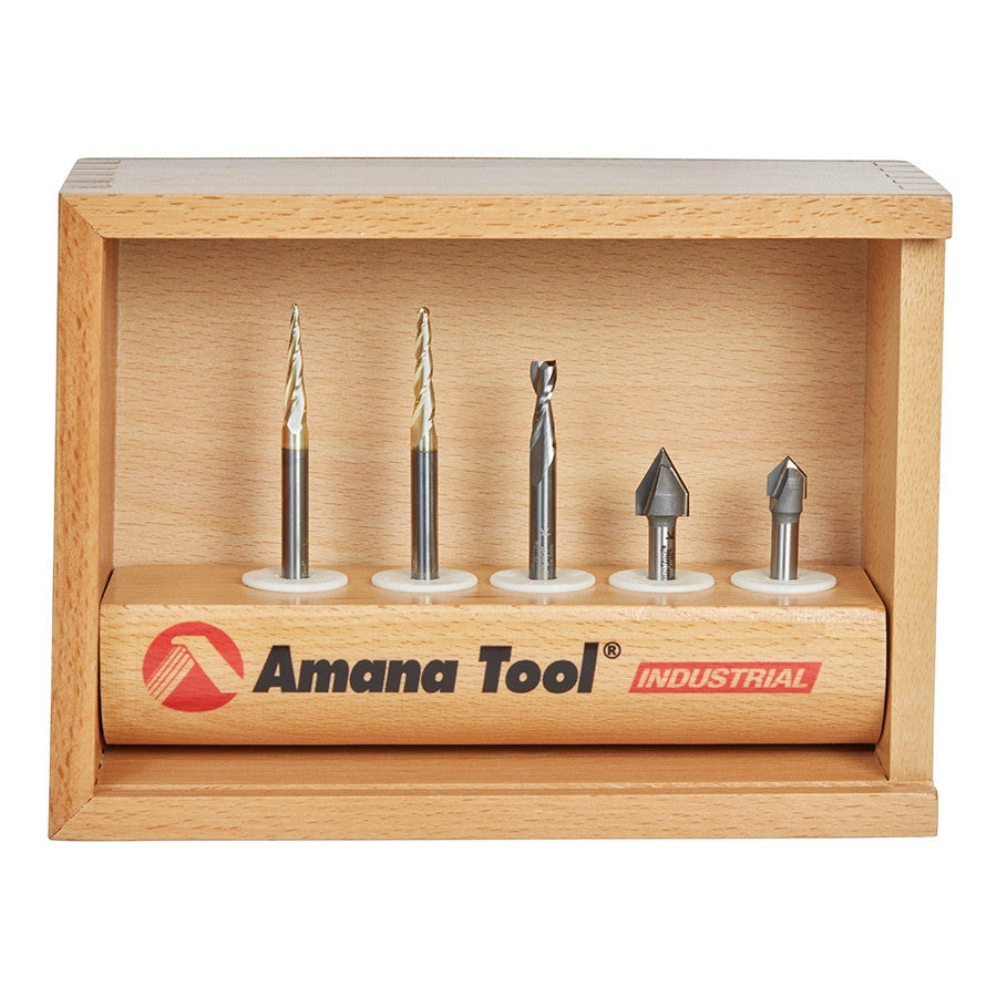 Amana Tool - AMS-127 - 5PC SC STARTER ENGRAVING SET