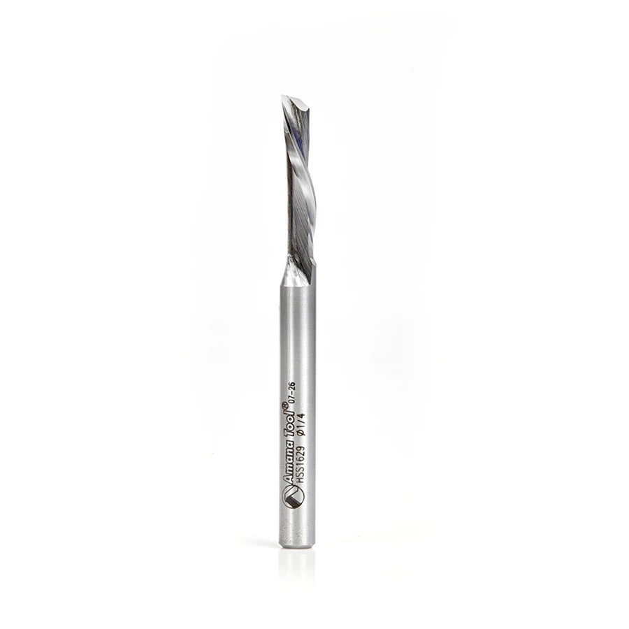 Amana Tool - HSS1629 - HSS ALUM 1FL 1/4"x1/4"DOWN CUT